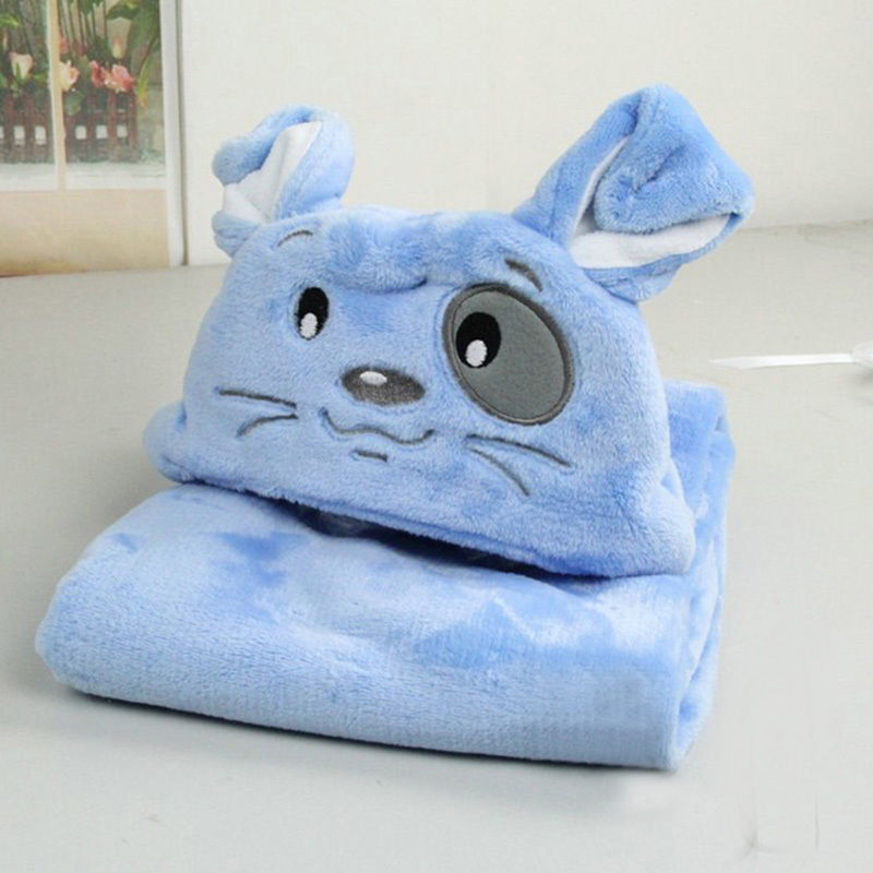 Cute Cartoon Baby Boys Girls Infant Newborn Soft Washcloth Bath Towel Bathing Feeding Wipe Cloth