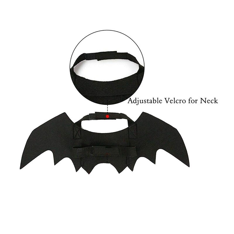Disfraz de Halloween para gato negro, alas de murciélago, Cosplay, Disfraces para mascotas para gatos, perros y gatos pequeños, accesorios para vestir