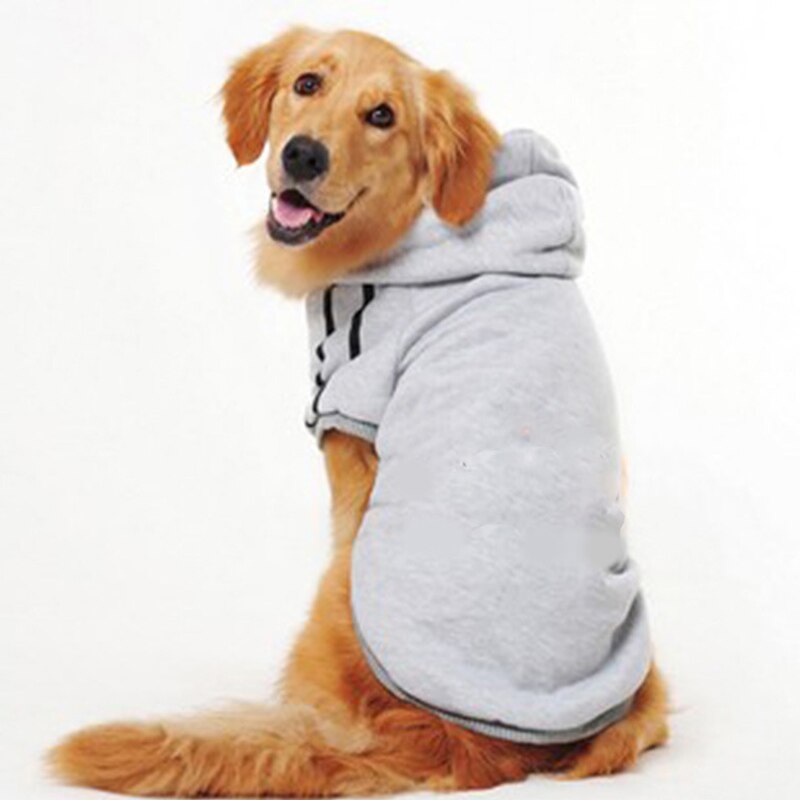 Dog Clothes Classic Pet Dog Hoodies Clothes For large dog Autumn Coat Jacket for Chihuahua Retriever Labrador Clothing