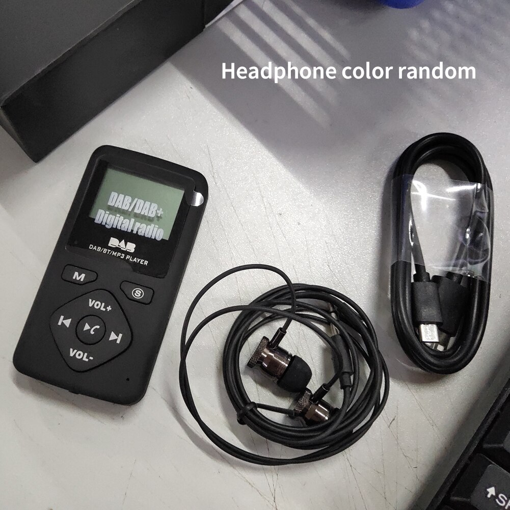 DAB-P7 Pocket MP3 Speler Draagbare Lcd-scherm Radio Receiver Broadcast Met Bluetooth Fm Digitale Radio Mini Fm Radio Station