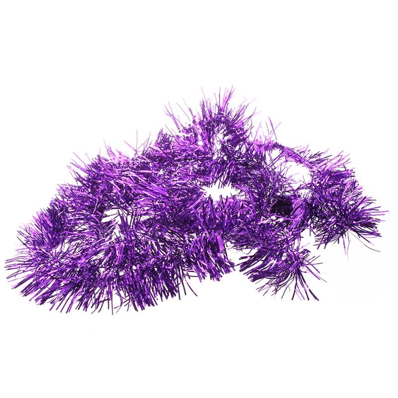 2m (6.5 Ft) Christmas Tinsel Tree Decorations Tins... Grandado