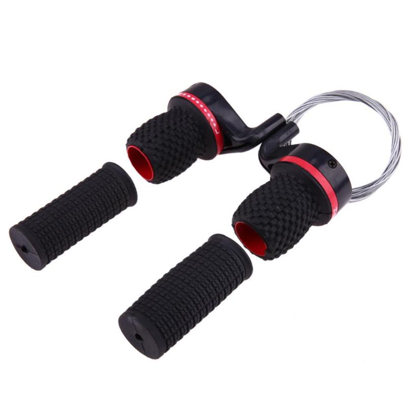 1 Pair Cycling Bike Twist Grip Gear Shifters Speed Conjoined DIP Derailleur Brake Shift Bike Dual-Control Lever