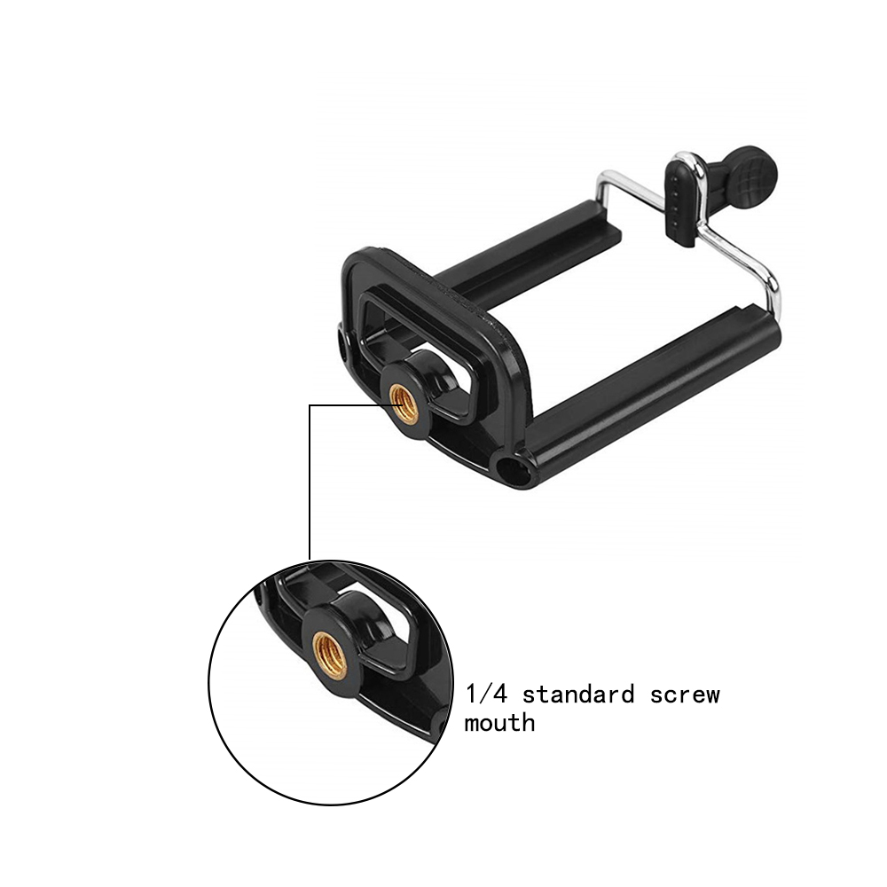 Elistooop Camera Statief Stand Adapter Moblie Telefoon Clip Beugel Houder Statief Monopod Stand voor Smartphone