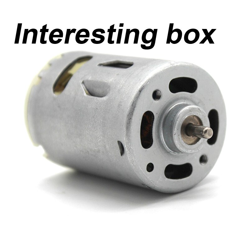 Qsx-545 motor 6V 12V large torque DIY micro tool material small electric drill motor accessories