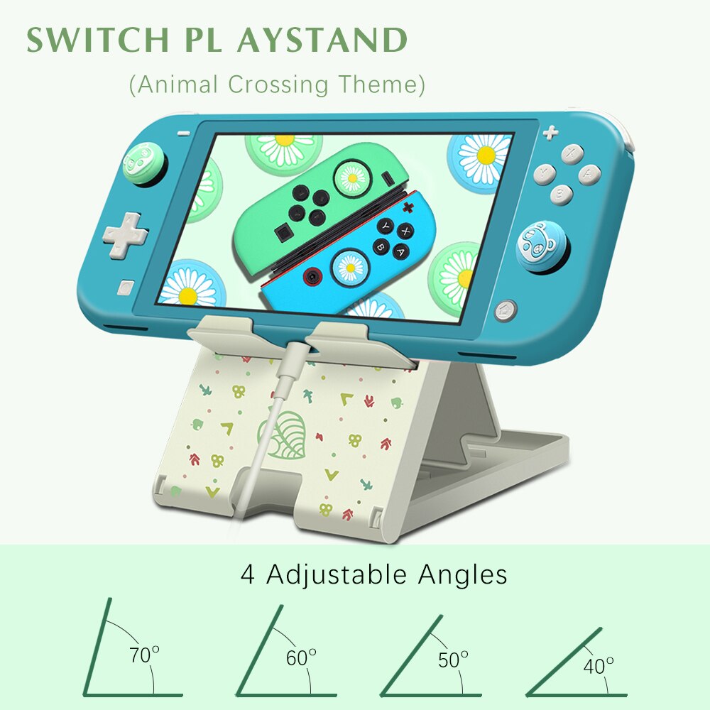 Nintend Switch Adjustable Foldable ABS Compact Bracket Play stand Holder For Nintend Switch Lite Chassis Bracket Cradle Support