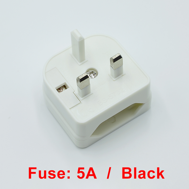 1 STKS Europese Euro Eu 2 Pin Naar UK 3 Pin Stopcontact Reisstekker Adapter Converter Power Adapter Oplader Stopcontact: WIT