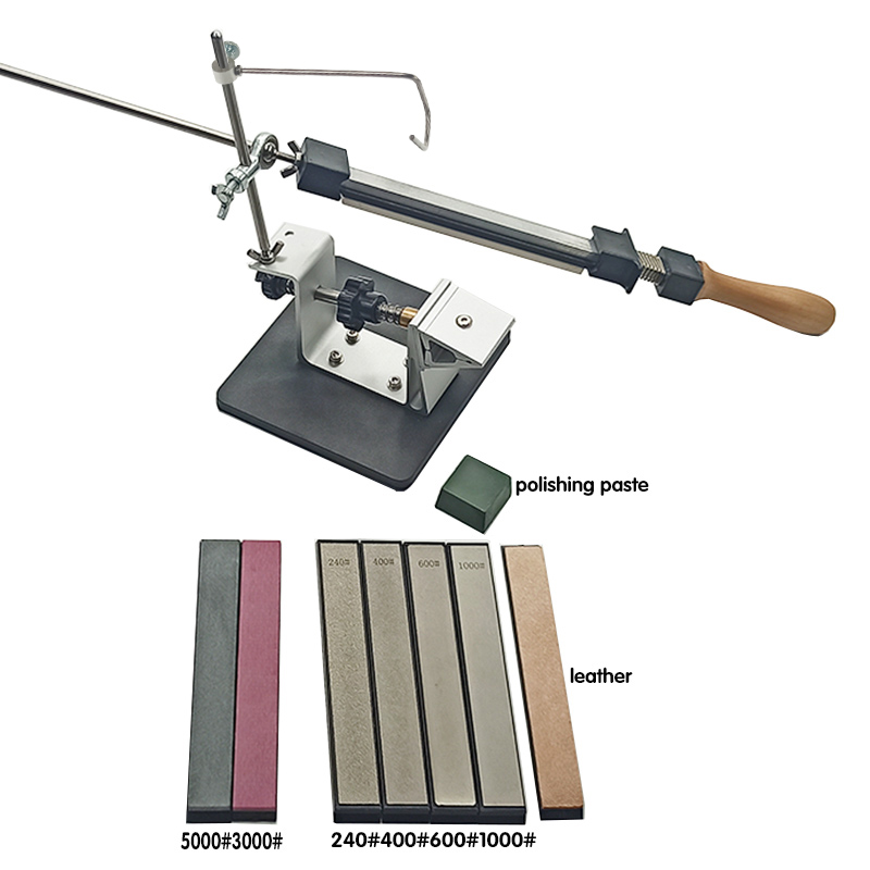 Sharpening System 360 rotary Fixed Knife sharpener Sharpening System knife Apex edge sharpener Aluminum alloy Flip: 4jin 2b pg