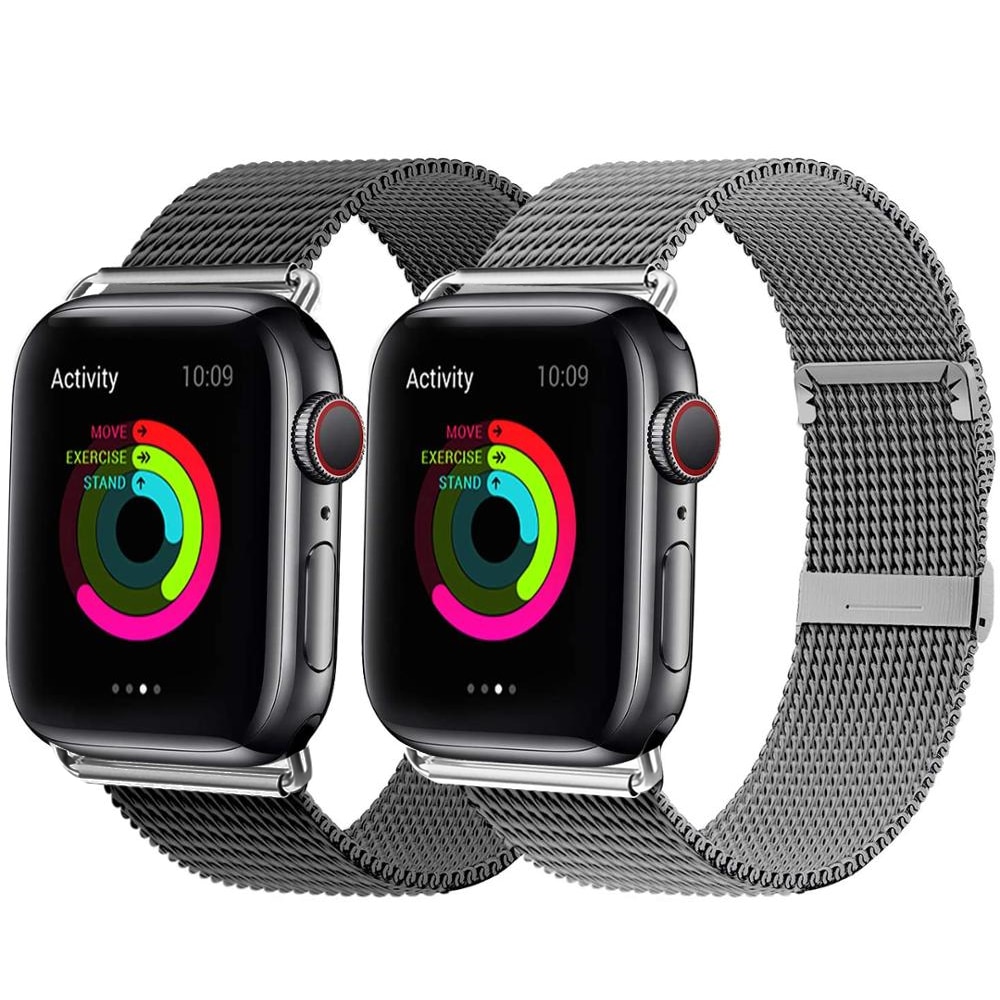 Bracciale In Acciaio Inossidabile banda MAGNETICA Per Apple Osservare 5 4 3 2 1 42 millimetri 38mm Del Braccialetto della cinghia per iwatch 4 5 40 millimetri 44 millimetri