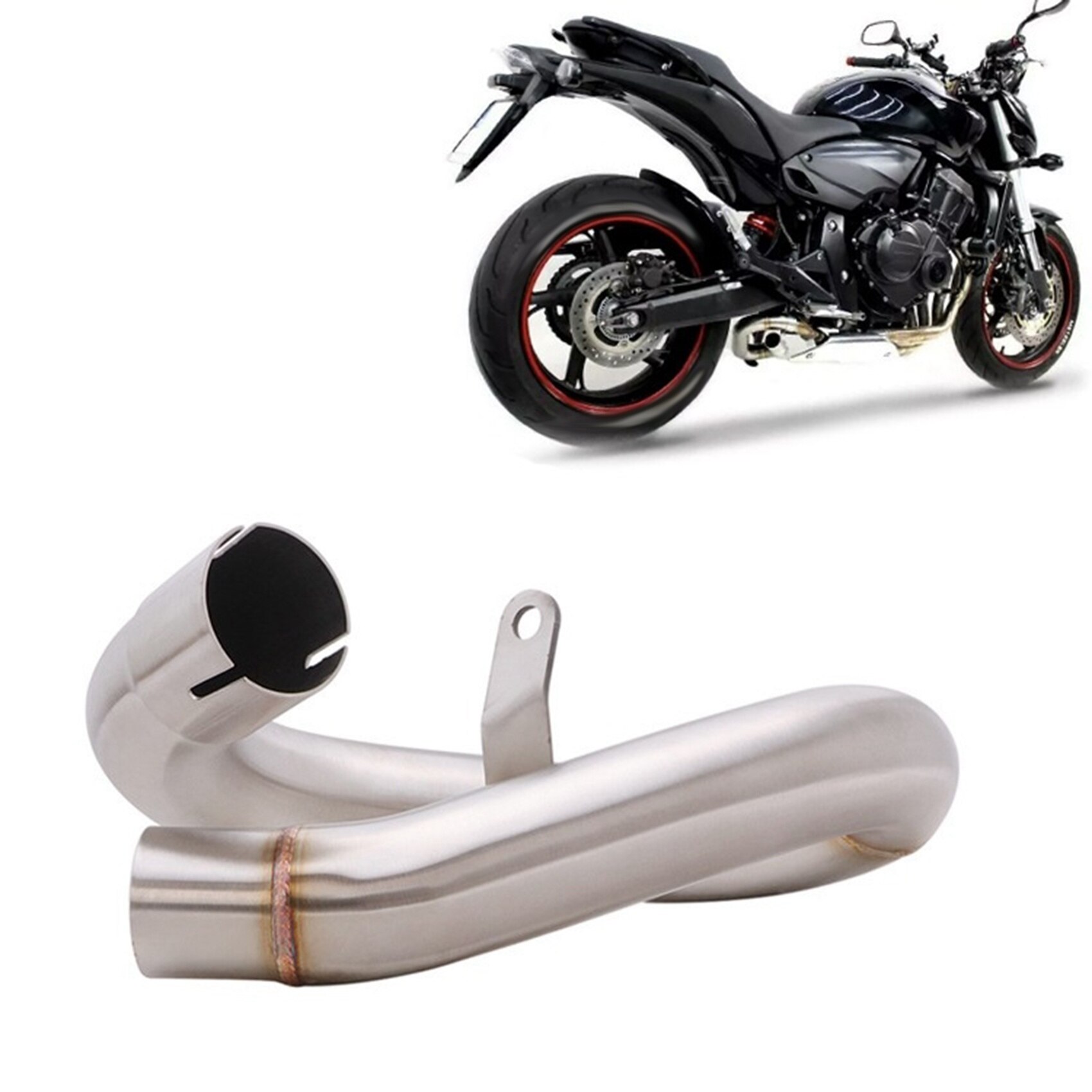 Tuyau d&#39;échappement avec collecteur de catalyseur pour moto Honda Hornet 600, 2007 – , CBR600F, CB600F, Hornet 600