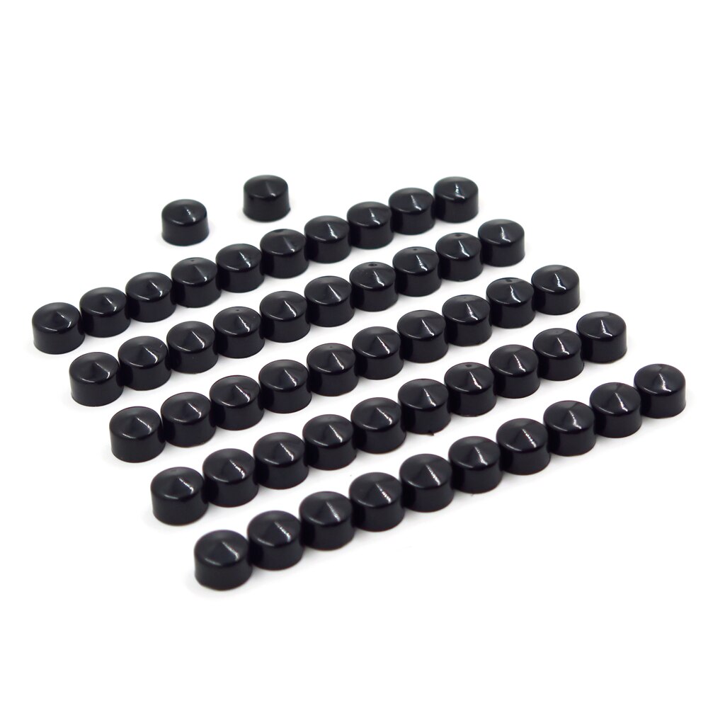 Eftermarknad motorcykel del 77 stycken svarta kepsar lock kit för 04-15 harley sportster motor &amp; diverse bultmutter krom