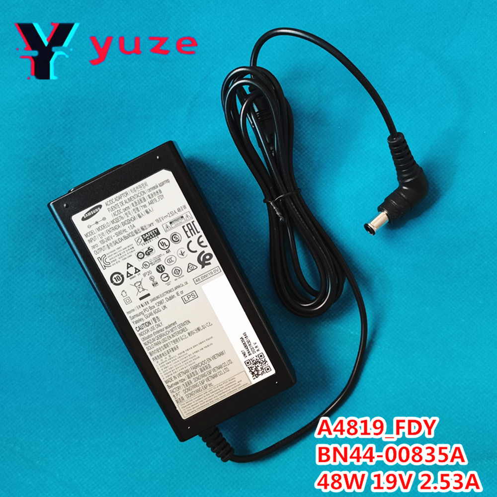 Voor Samsung Monitor Ac/Ad Adapter Voeding Lader A4819_FDY BN44-00835A 48W 19V 2.53A Un32j4000af Un32j5205 UA32J4088A