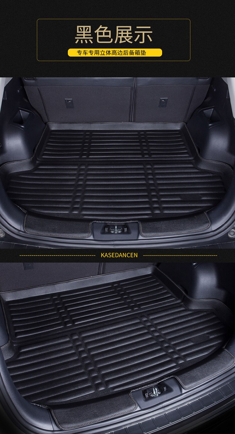 Voor Volkswagen Tiguan L Auto-Styling Auto Achter Boot Liner Kofferbak Cargo Mat Tray Floor Tapijt modder Pad Protector