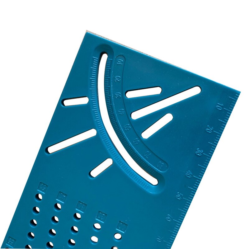 Wood Working Ruler 3D Angle Measuring Gauge Square Size Measure Tool