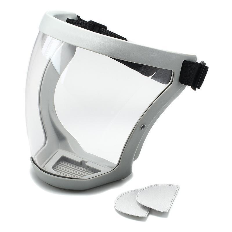 Beschermmasker Transparant Gezichtsbeschermer Gezicht Gezichtsmasker Beschermend Buitenveiligheidsmasker Hoofdbedekking Bescherming Spatwaterdicht: Rood