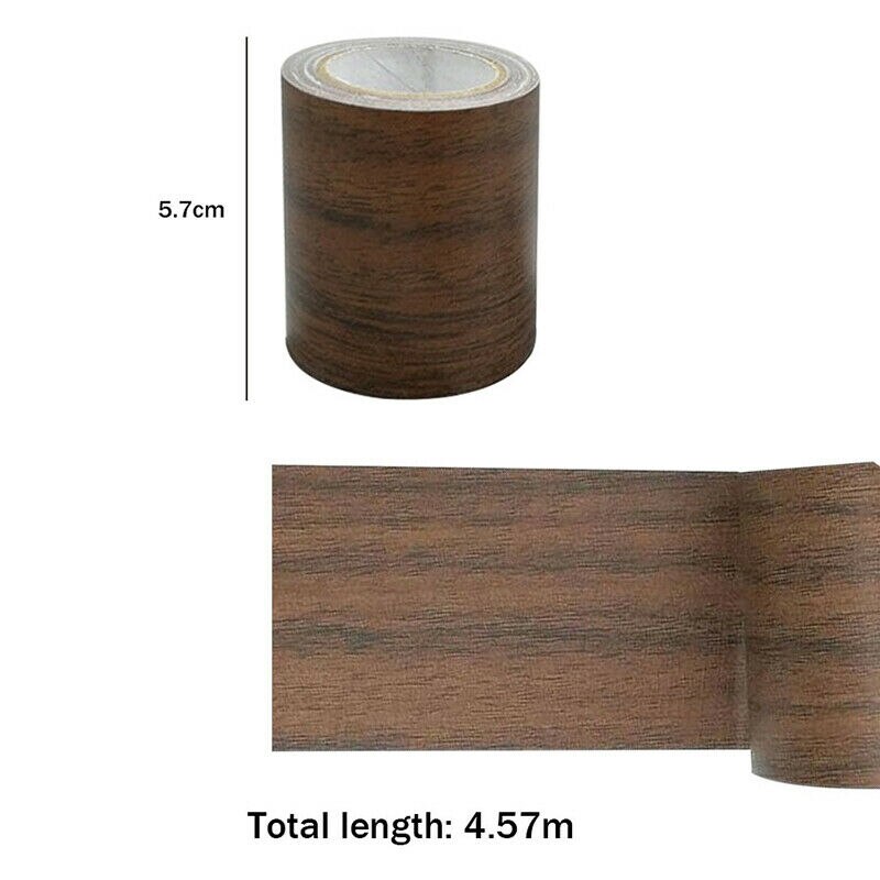 Realistische Woodgrain Reparatie Hardware Adhensive Duct Tape Voor Meubels Muurstickers Badkamer Decor 7 Kleuren Meubels Lijm: 6