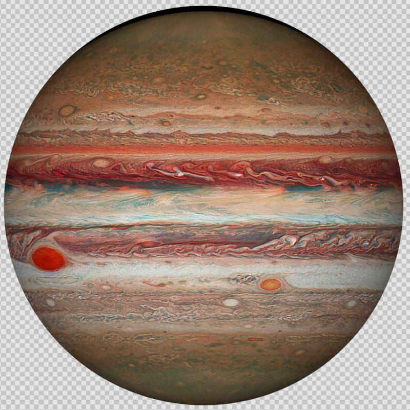 ! 1000 Pieces Jigsaw Puzzle Circular Round Space Universe Puzzle Kids Adult Educational Toy Children Home Decoration: Jupiter