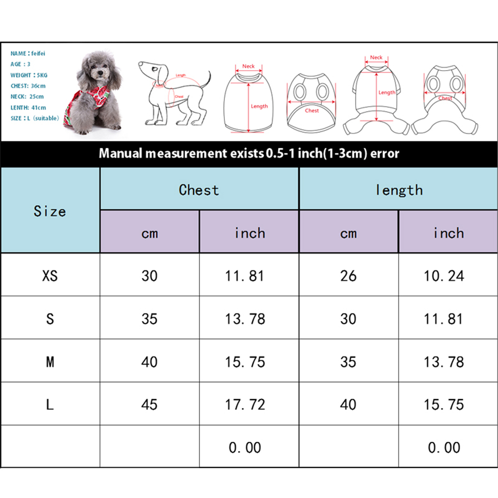 Vestidos para perro o mascota de poliéster con patrones de sandía, vestido de princesa para mascotas, falda para perros, ropa con lazo, XS/S/M/L, novedad de verano