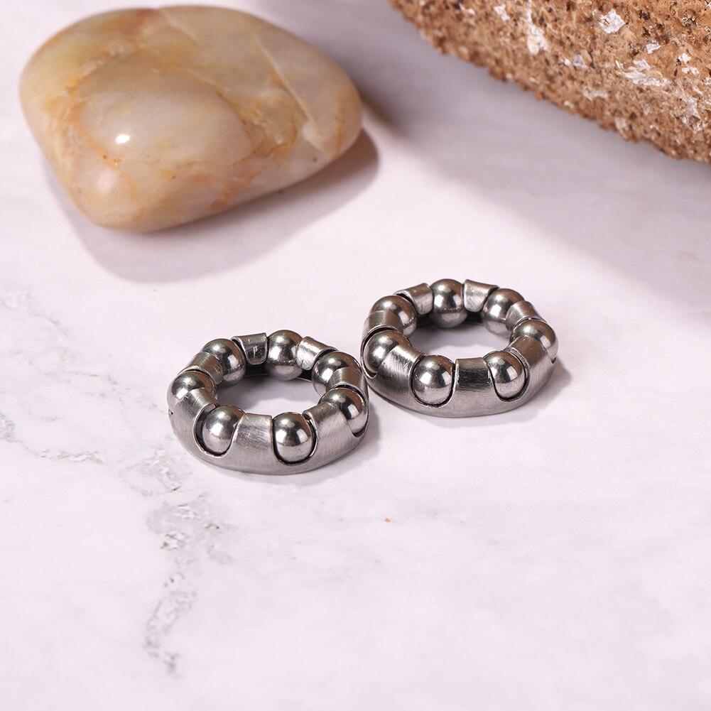 10pcs Bicycle Front/Rear Wheel Axle 1/4 inch x 7 Steel Ball Bearing Durable Bike Wheel Hub Bearings Cycling Replacement Parts