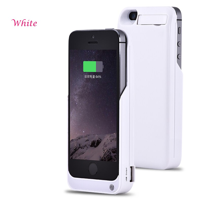 4200mah Charger case for iPhone 5,5S,SE backup battery Wireless Charging Power Bank Portable external power phone case