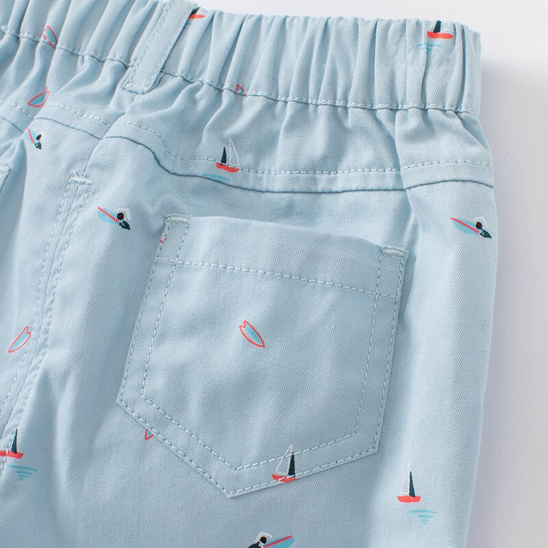DBX16685 dave bella summer baby boys tasche con stampa di moda pantaloni bambini inginocchiare pantaloni per bambini pantaloni per neonati