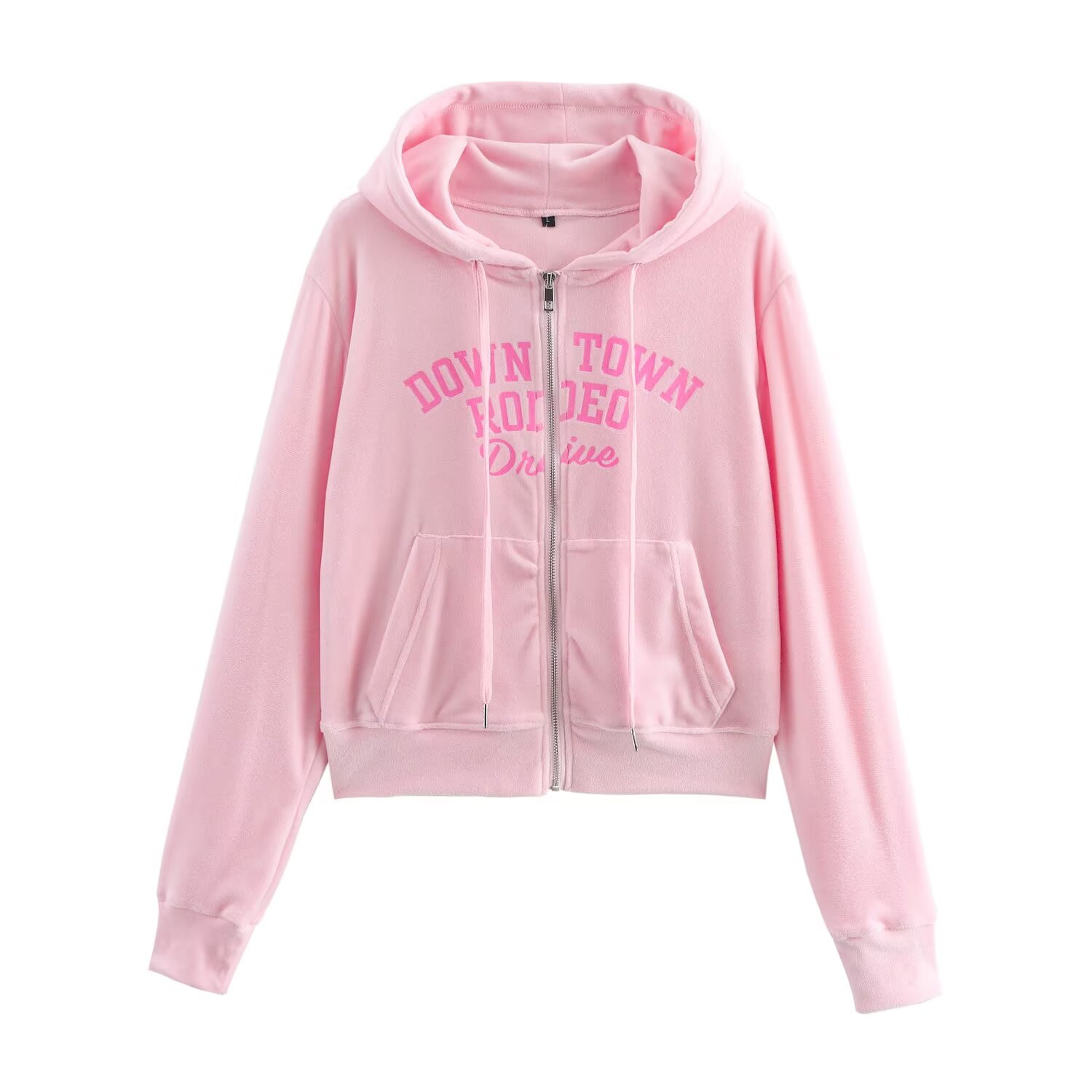 Trafzr pink sæt dame todelt afslappet sød vintage langærmet hættetrøje sæt efterår dame sæt  y2k outfit sæt: M / Sort