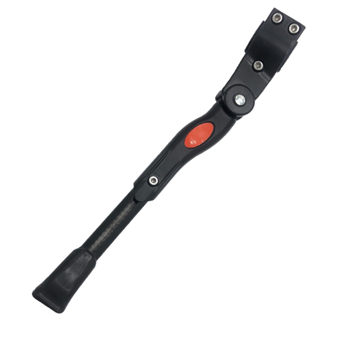 Bike Kickstand Adjustable Aluminum Alloy Bicycle Parking Side Leg Supporter Mountain Bike Natooke Black White: Black