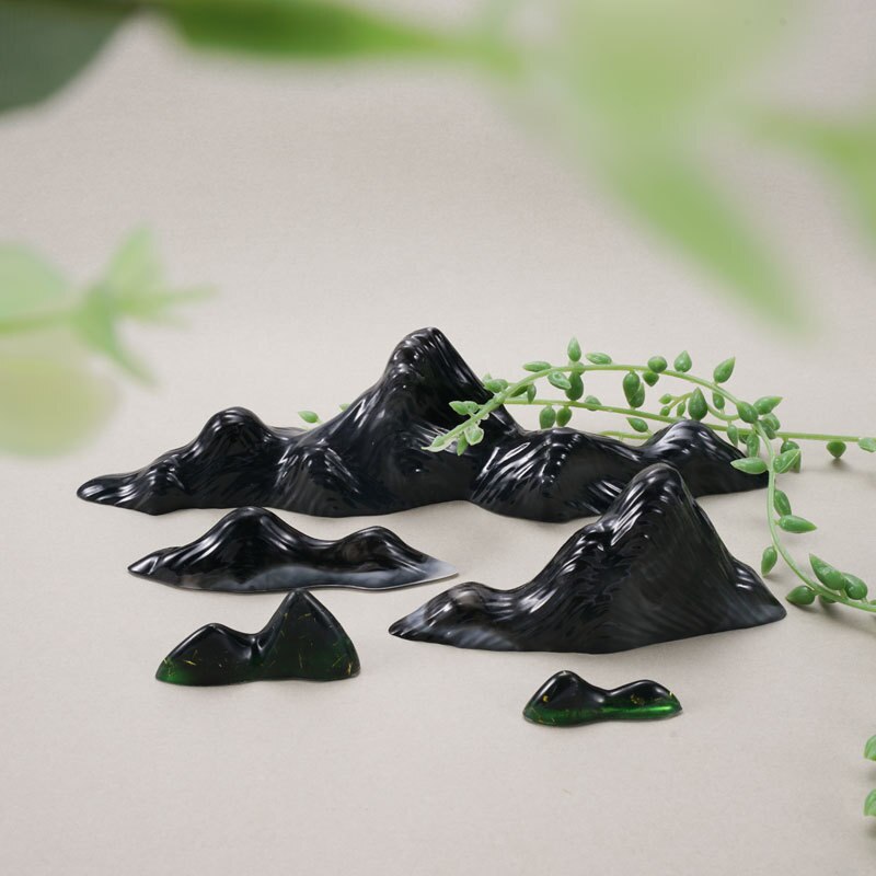 3D montagne Silicone moule Nature vallée moule mythique forêt époxy résine artisanat fournitures résine presse-papiers moule