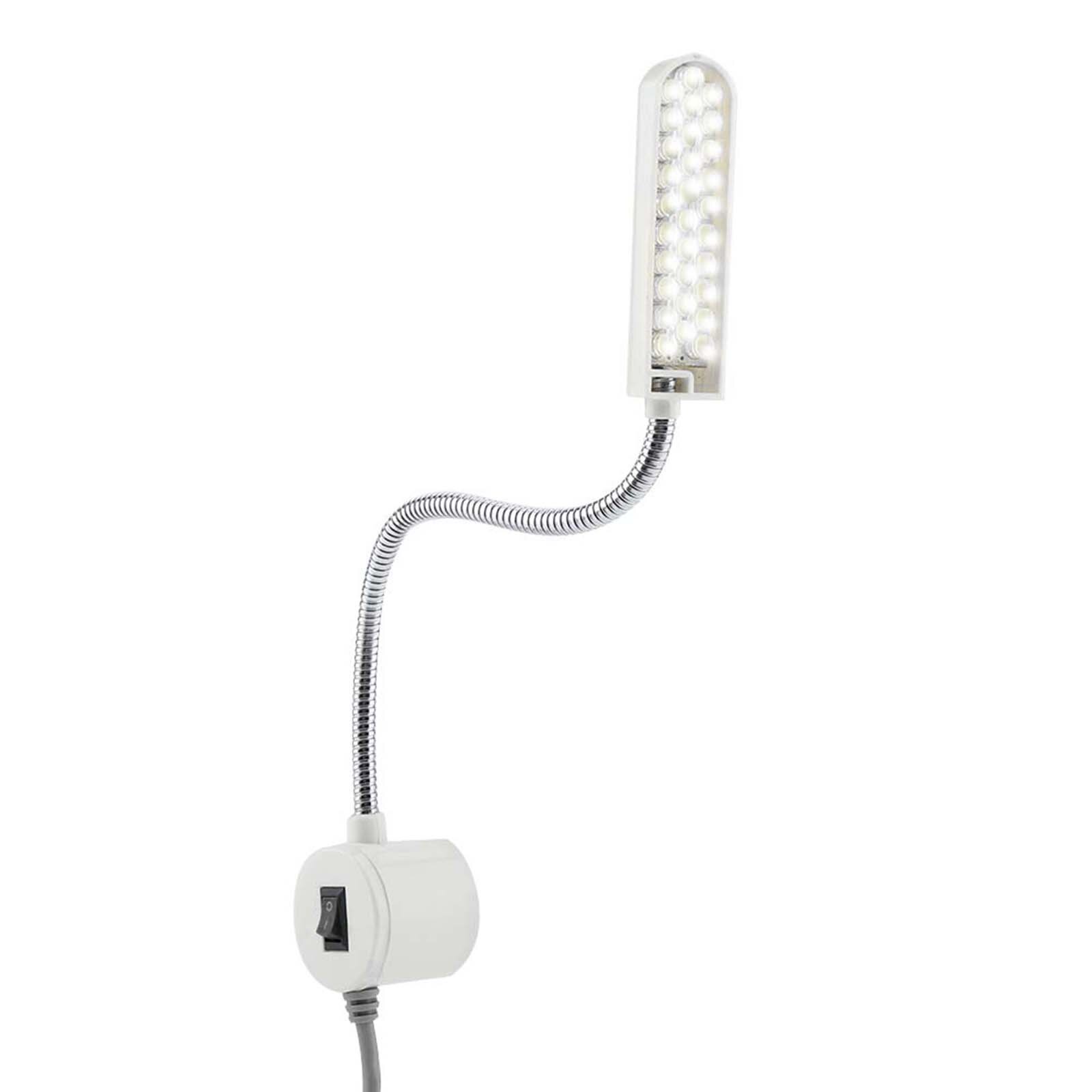 Sewing Machine Light 30LEDs Sewing Machine Light Working Gooseneck Lamp With Magnetic Base EU Plug 220V