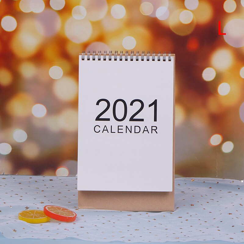Calendário de mesa 2020-2021 enfeites de mesa nota de trabalho calendário de ano novo programação: L