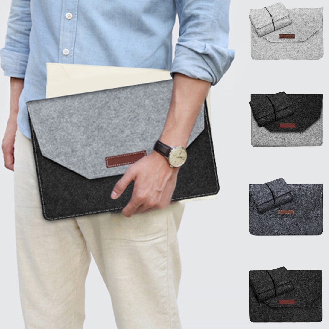 Kannettavan tietokoneen laukku macbook air pro retinalle 11 13 15 tuuman laukku macbook pro airille retina 11 '' 13 '' 15 '' huopa kannettavan tietokoneen suojakotelo