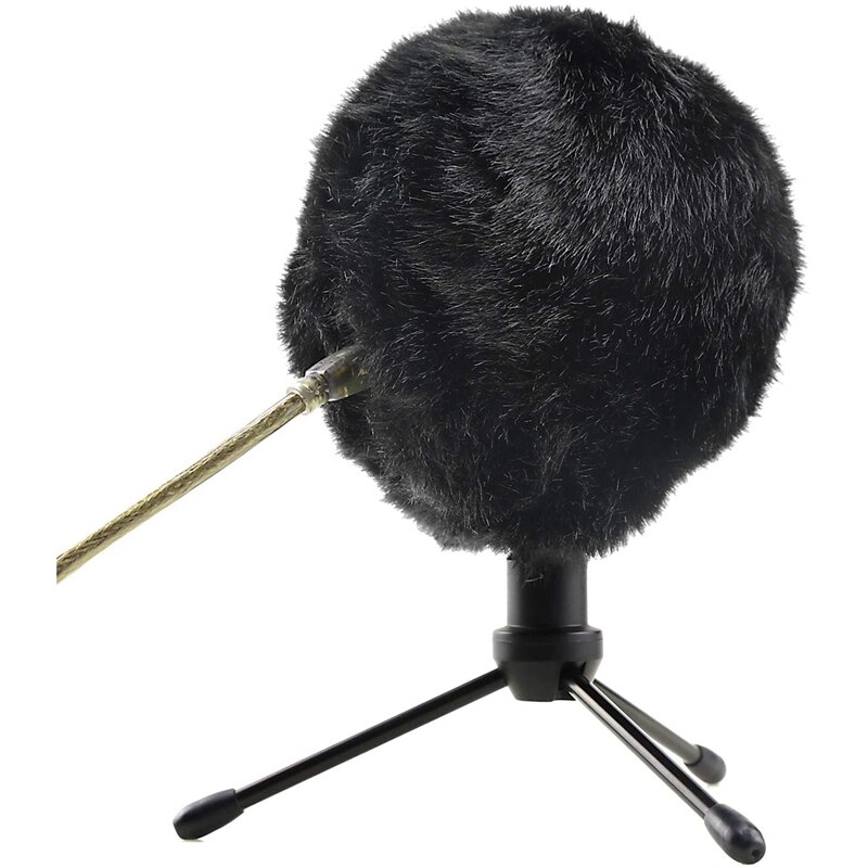 Furry vind för mikrofon, vindskydd för att förbättra blå snöboll mikrofon o