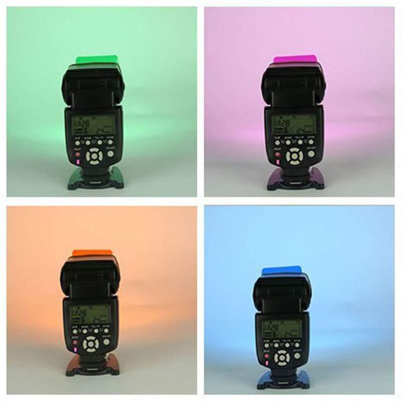 CNIQOZ Led Light 20 Color Film Photography Fill Light Color Gel Film Machine Top Flash Color Film Set Photography Equipment