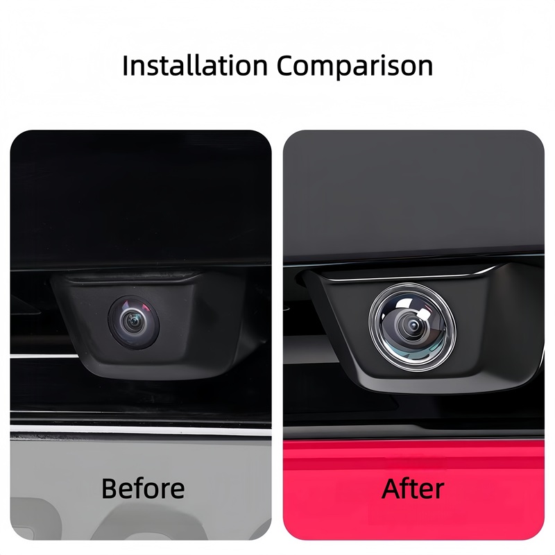 Beschermhoes voor autocamera, 360 graden ° high-definition panoramische achteruitrijcameralens, waterdichte en stofdichte beschermhoes
