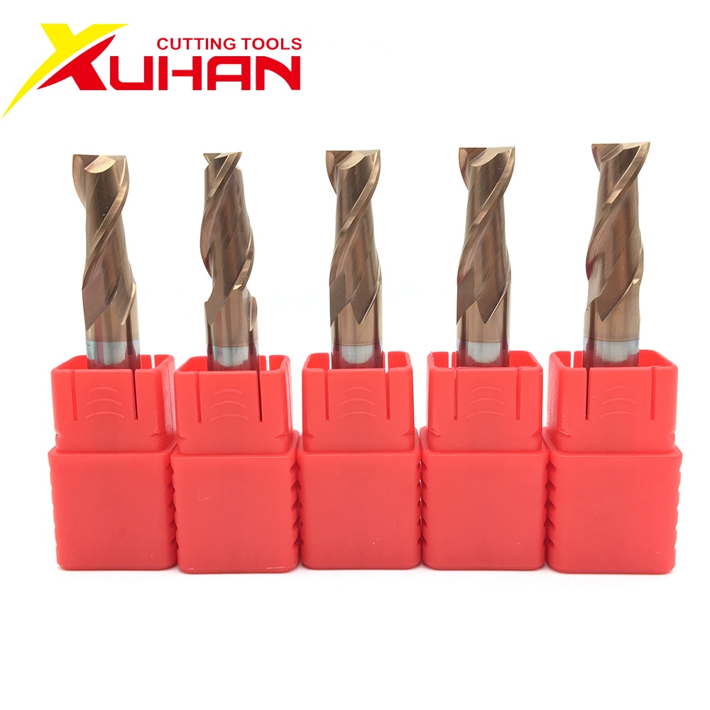 Cnc Frees Houten Snijder Houtbewerking Gereedschap 2 Rechte Fluit HRC55 End Mill Tungsten Staal Freesmachine Snijgereedschap