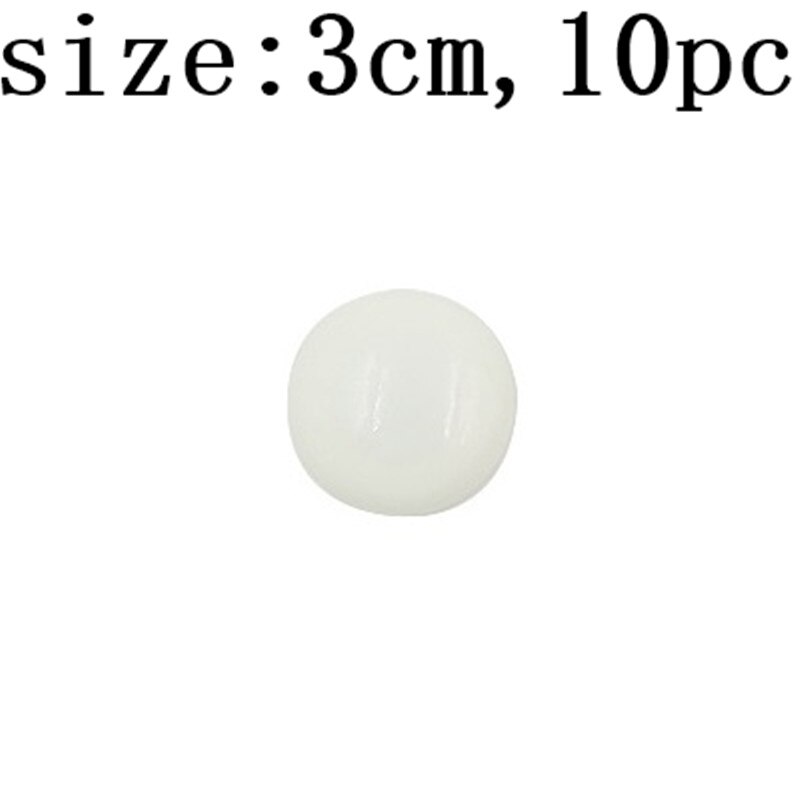 5/10 stuks ronde plastic koelkastmagneten, kleurrijke koelkastmagneten, kantoormagneten voor whiteboards, decoratieaccessoires voor thuis en in de keuken.: 10 stuks - wit