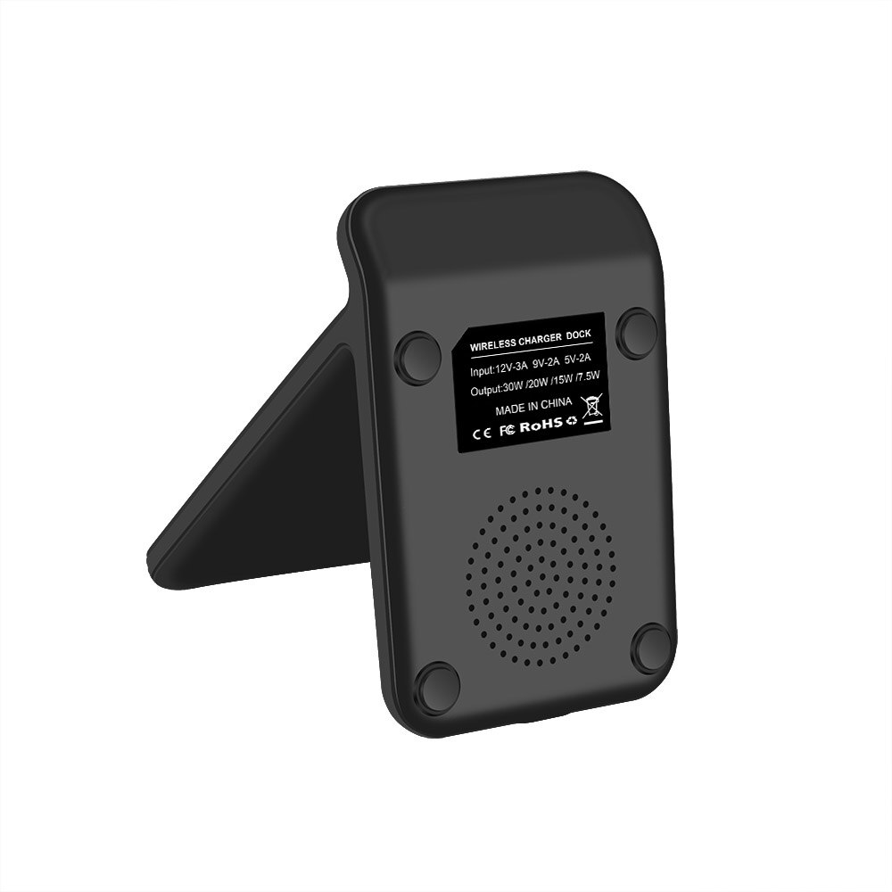 Fdgao 30W Qi Draadloze Oplader Voor Samsung S9 S10 S20 Snel Opladen Dock Stand Voor Iphone 12 11 Pro xs Xr X 8 Telefoon Snellader