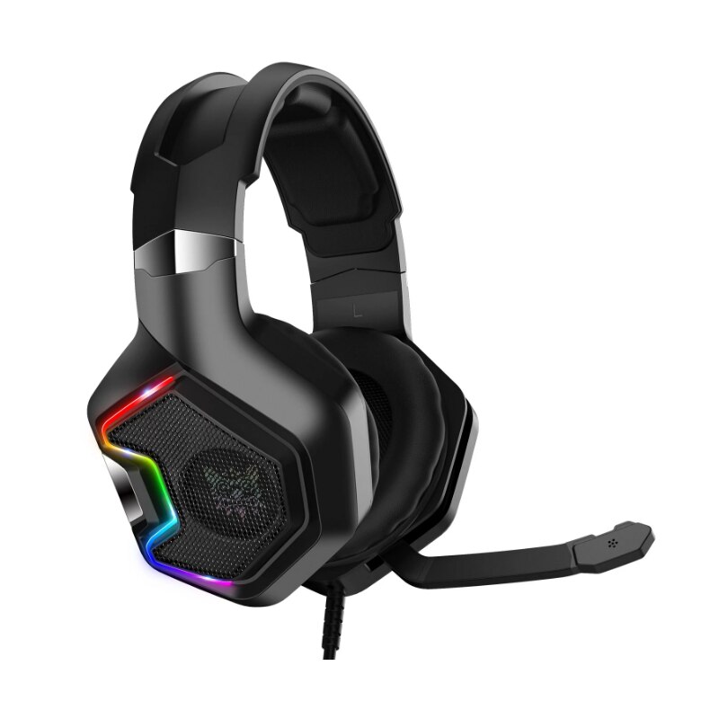 ONIKUMA K10Pro Gaming Headset Noise Cancellation for PC/PS4/XBOX Wired Headset With LED Backlight MIC For Gamer