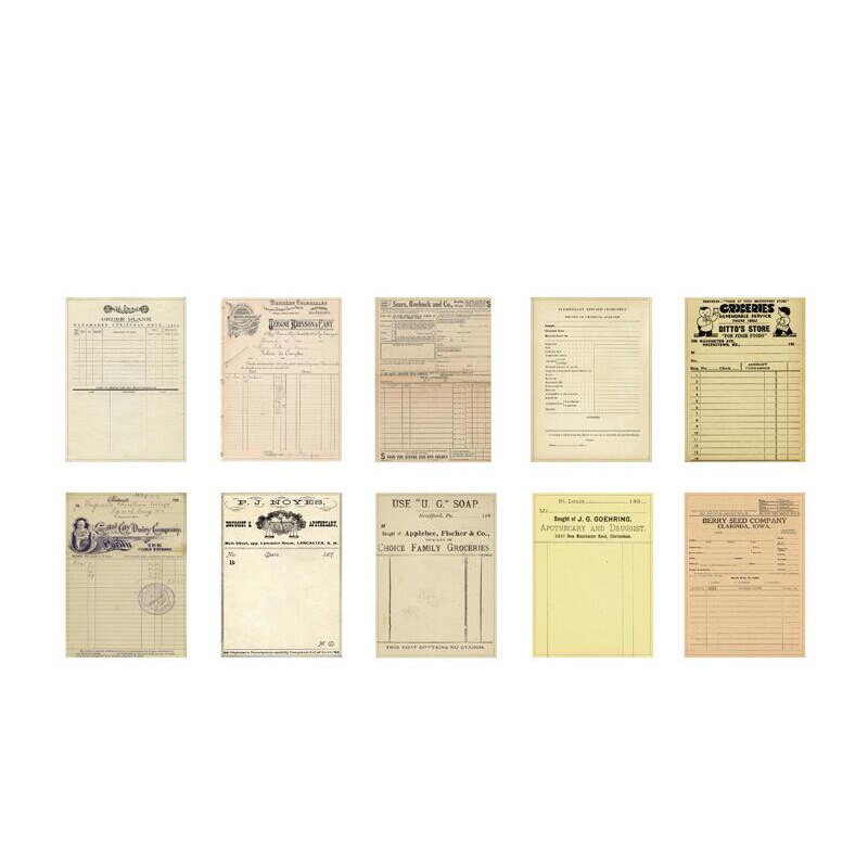 30pcs Ticket Stamp Series Color Handbook Sticker Retro Letterhead Travel Notebook Sticker cute Stationery: 5