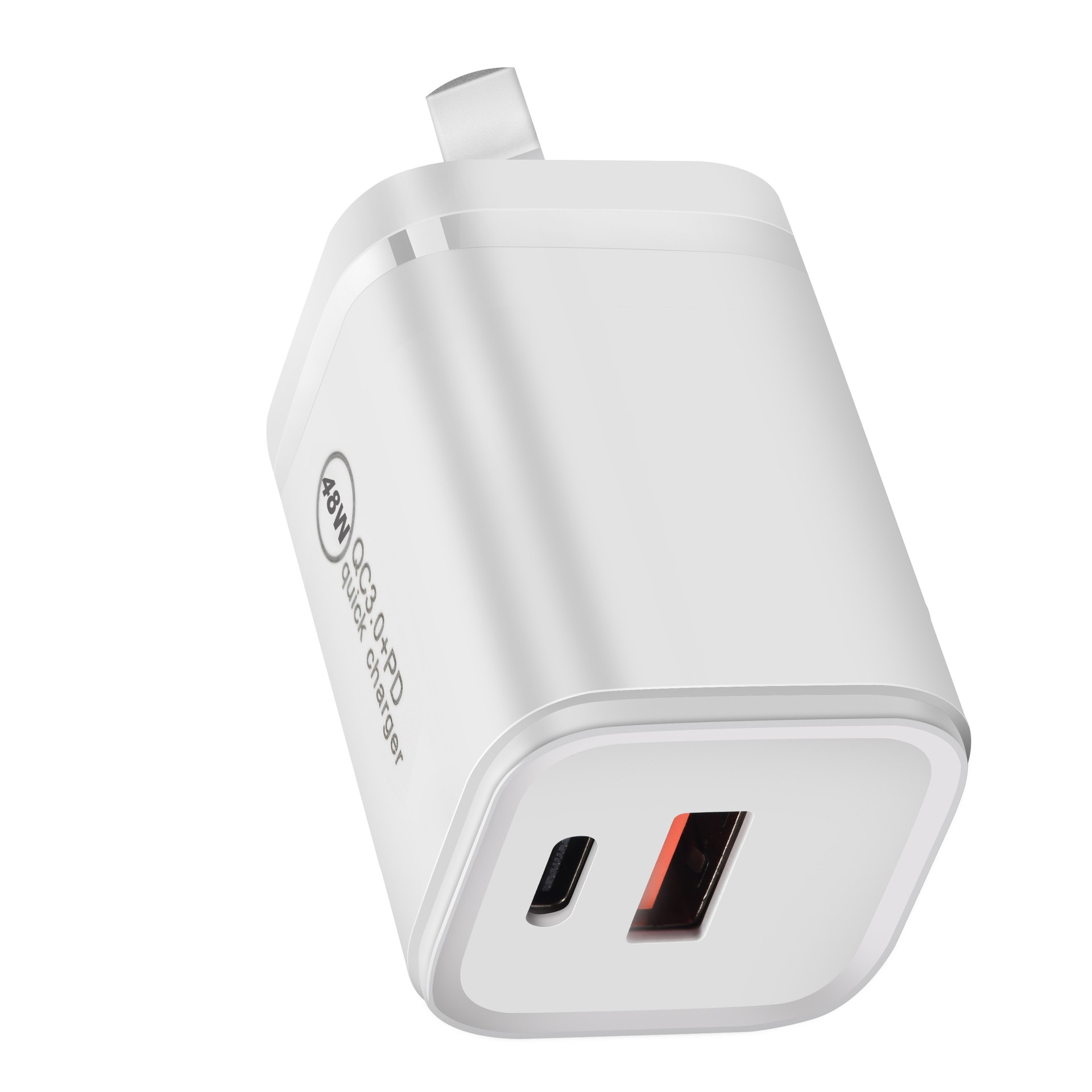 Draagbare Lader QC3.0 Pd Chagrer Voor Iphone 13 Pro Max X Xs Ipad 48W Usb Snellader Voor iphone 12 Xiaomi 12 Uk Au Eu Ons