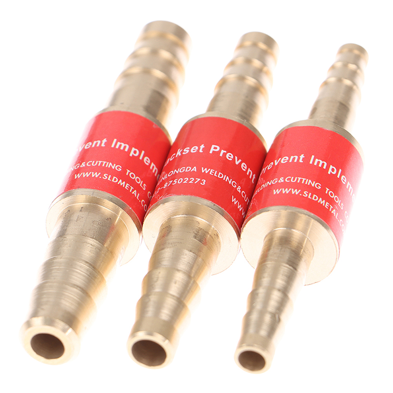 Household 6mm/8mm/10mm Pipe Flashback Arrestors Of Acetylene&Oxygen Fuel Check Safety Valve Pipe Flashback Arrestor