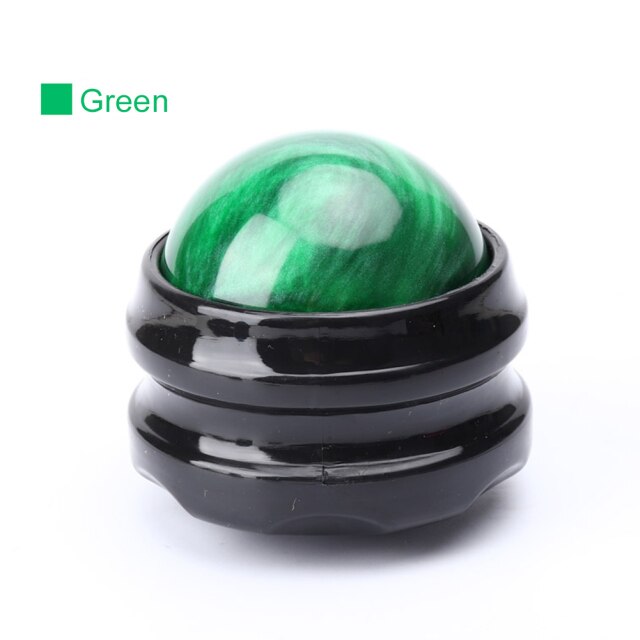 Massage Roller Ball Body Massager Therapie Tool Voet Terug Taille Heup Hand Massage Gezondheid Spier Relaxationequipment: green