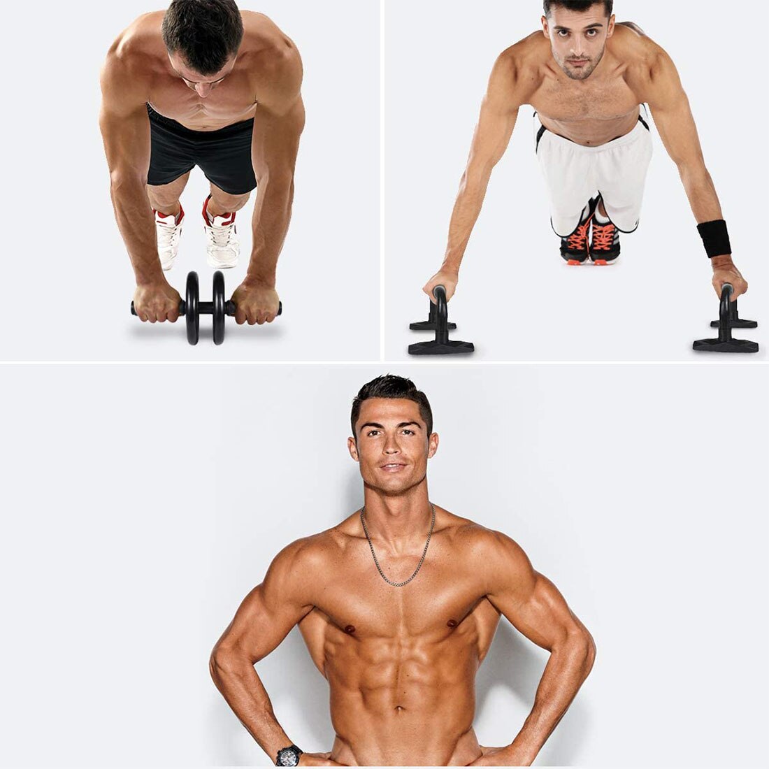 Jump Rope Crossfit AB Roller Wheel Push up Stand Weight Loss Fitness Equipment Mens Gym Workout Gear Boxing MMA Training