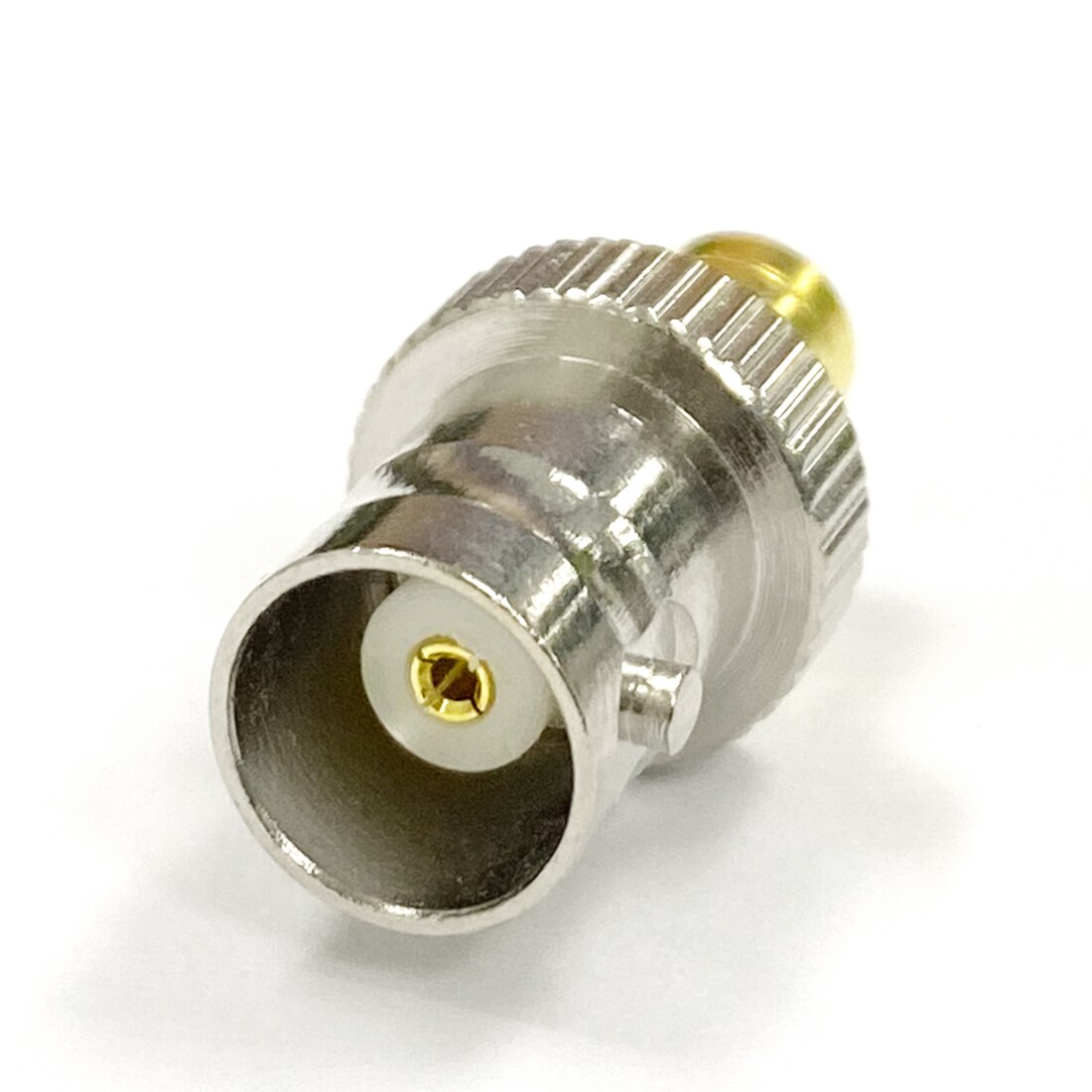 Adaptateur coaxial RF BNC Jack femelle vers SMB femelle, 1 pièce, convertisseur droit plaqué or, ,