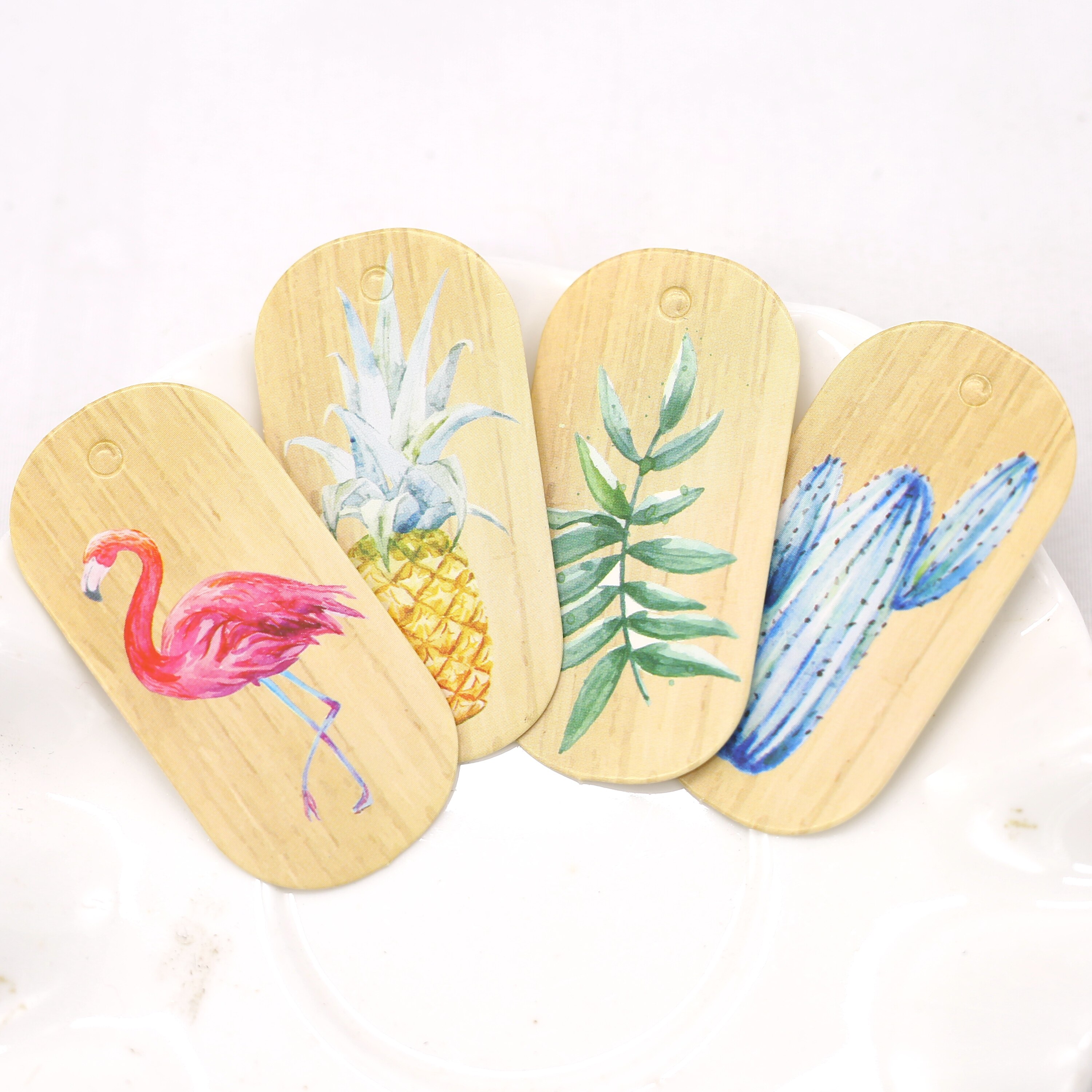 Etiquetas de papel para el Día de San Valentín y bodas, paquete de etiquetas DIY, decoraciones para fiestas, etiquetas colgantes, suministros para envolver , 50 unids/lote