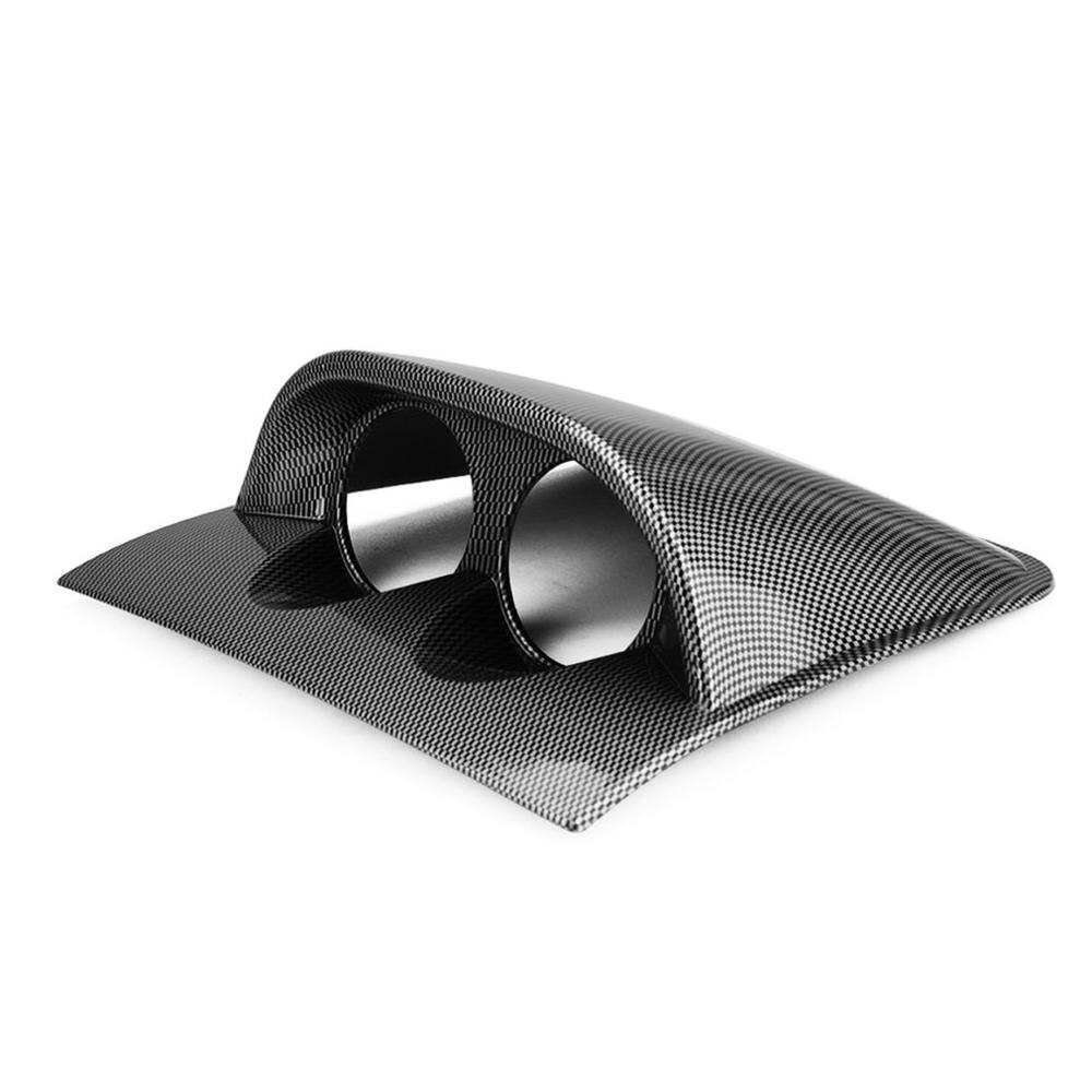 Hiilikuitu 2 tuuman 52mm kojelauta dual gage pod värimittarin pidike teline teline kilpa-auton kannen tarvikkeet