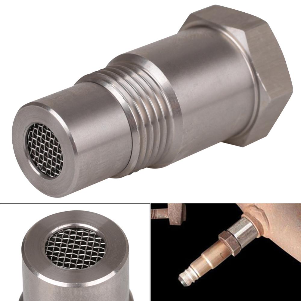 Auto Zuurstof O2 Sensor Adapter Cel Fix Check Engine Licht Eliminator M18 * 1.5 Extender Adapter Fitting Eliminator Test Pipe wholesa