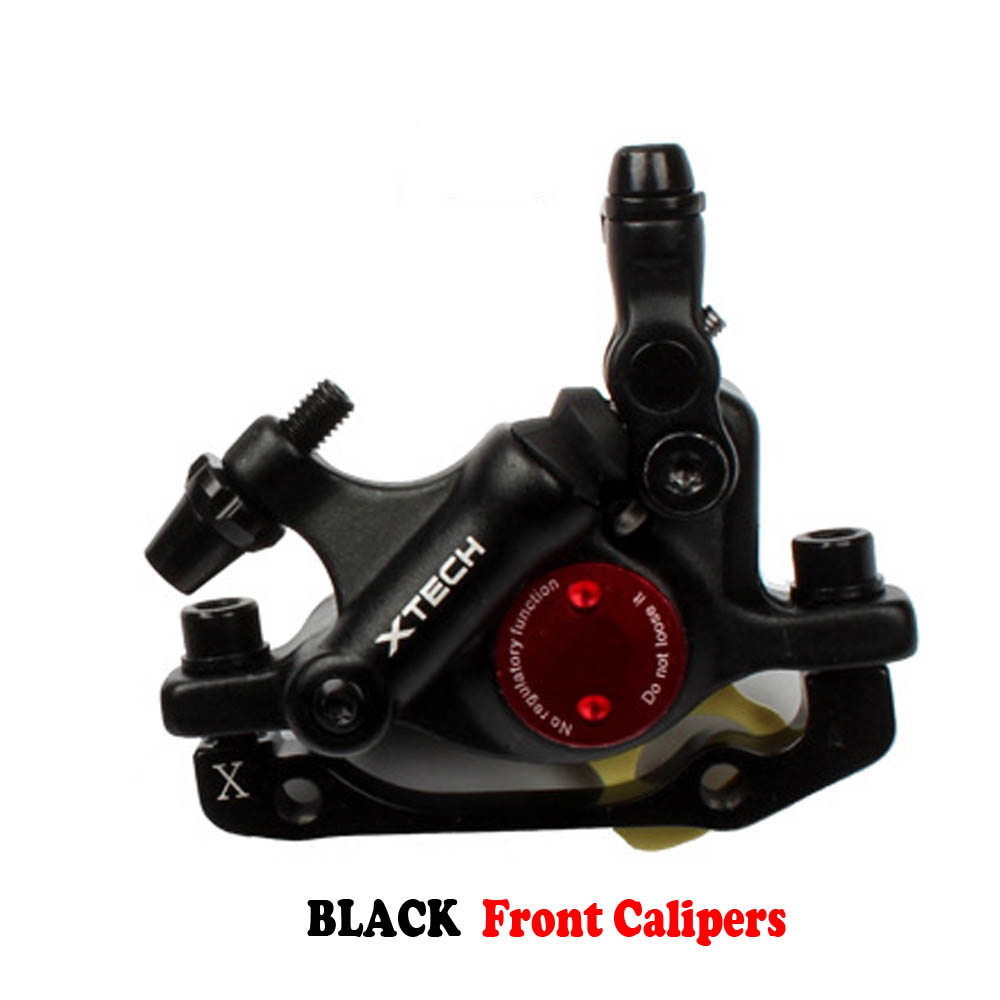 Calipers MTB Disc Brake set Oil Disc Brake Caliper Electric Scooter Hydraulic Disc Brake Sets for Xiaomi M365: BlackFront