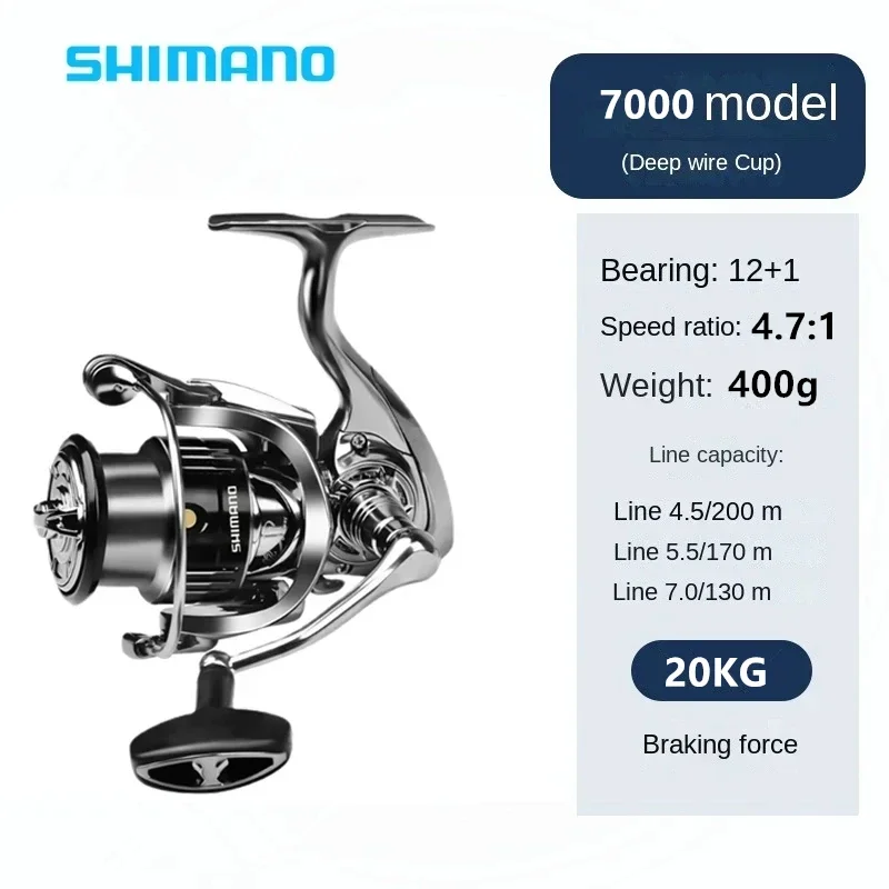 SHIMANO STELLA SW SHIMANO Flagship Spinning Wheel STELLA SW Remote Cast All Metal Fishing Vessel: Blue