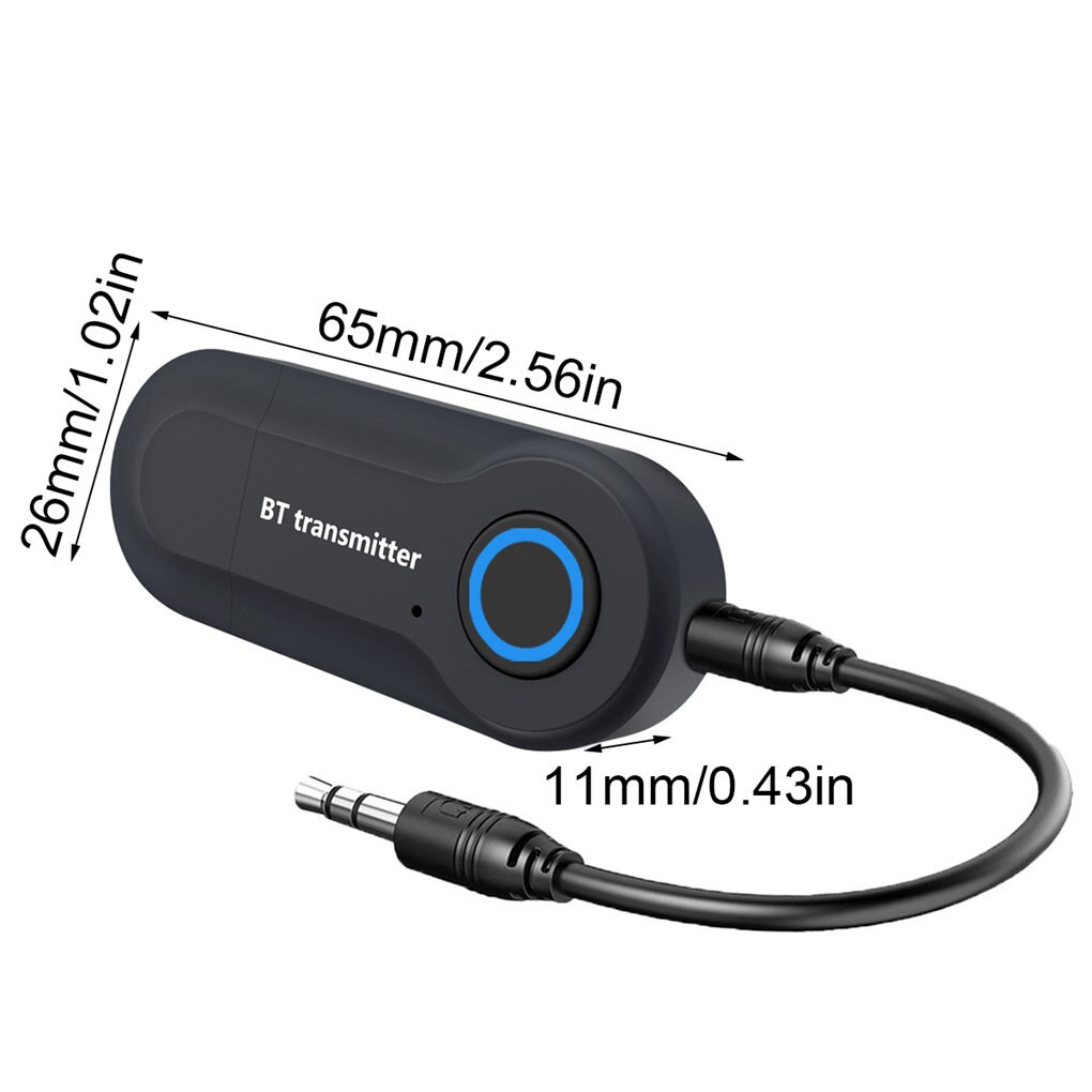Mini USB Bluetooth Audio Transmitter TV Computer Laptop 3.5mm Wireless Stereo Audio Adapter Transmitting Device