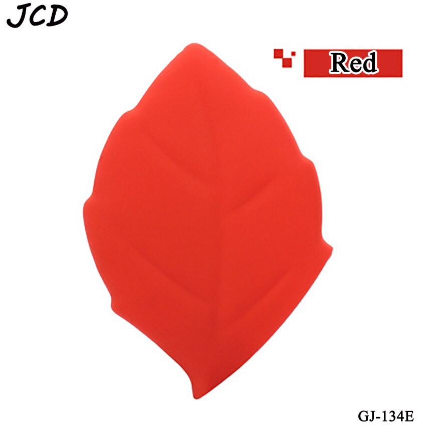 Jcd 1 mini gobelet portable en silicone pour voyage en plein air, motif feuille d'érable, pour se brosser les dents, pour le camping: Rouge